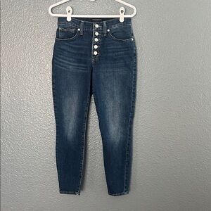 Lucky Brand  Skinny Bridgette High Waisted Jeans Dark Denim size 6/28